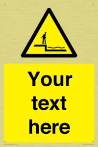 Custom Warning shallow water